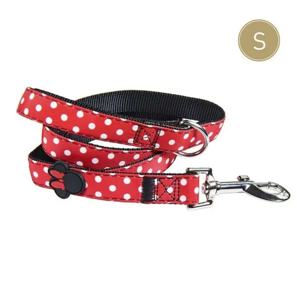 Dog Lead Minnie Mouse Red