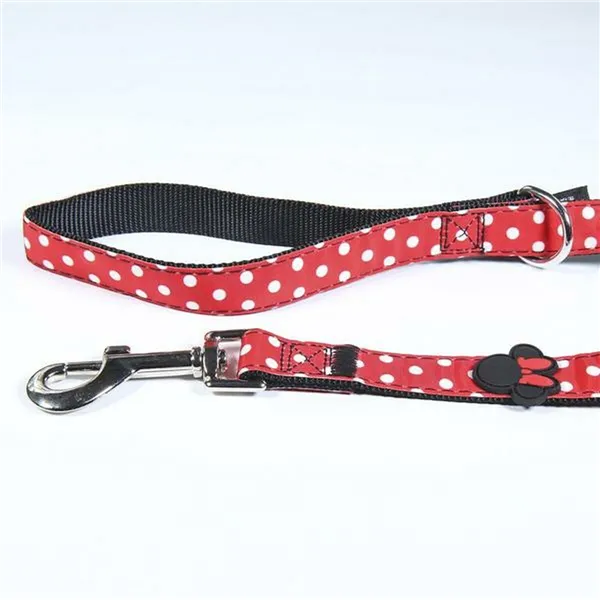 Dog Lead Minnie Mouse Red