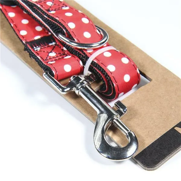 Dog Lead Minnie Mouse Red