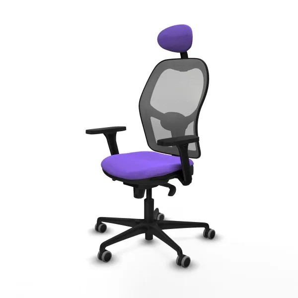 Office Chair with Headrest Piqueras y Crespo 3D036G1 Lilac