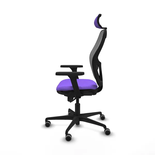 Biroja krēsls ar galvas atbalstu Piqueras y Crespo 3D036G2 Ceriņš