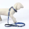 Dog collar Stitch Dark blue XS/S