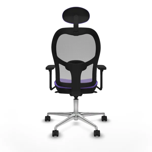Biroja krēsls ar galvas atbalstu Piqueras y Crespo 3D086N1 Ceriņš