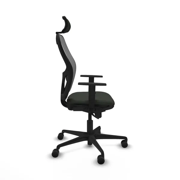 Office Chair with Headrest Piqueras y Crespo 1D036N2 Black