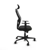 Офисный стул с изголовьем Piqueras y Crespo 1D036N2 Чёрный