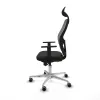 Office Chair with Headrest Jorquera Piqueras y Crespo 1D086G1 Black