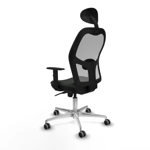 Office Chair with Headrest Jorquera Piqueras y Crespo 1D086G1 Black