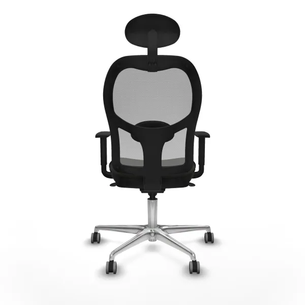 Office Chair with Headrest Jorquera Piqueras y Crespo 1D086G1 Black