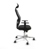 Office Chair with Headrest Jorquera Piqueras y Crespo 1D086G1 Black
