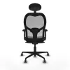 Office Chair with Headrest Piqueras y Crespo 2D036G1 Black