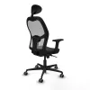 Office Chair with Headrest Piqueras y Crespo 2D036G1 Black