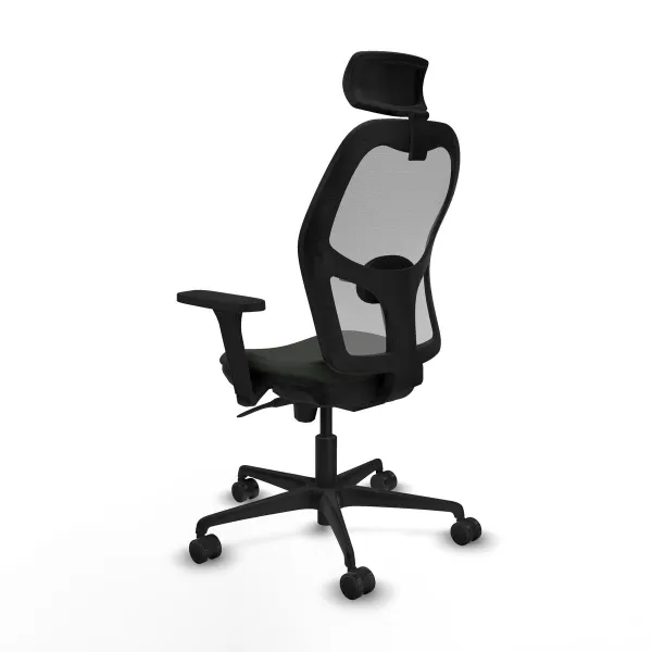 Офисный стул с изголовьем Piqueras y Crespo 3D036N2 Чёрный