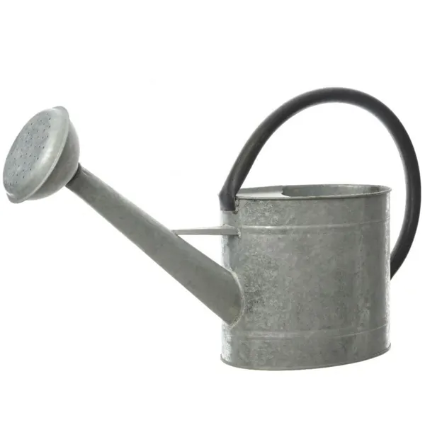 Watering Can Decoris Grey Zinc (5 L)