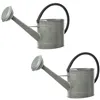 Watering Can Decoris Grey Zinc (5 L)