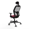 Office Chair with Headrest Jorquera Piqueras y Crespo 1D036G1 Maroon