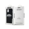 DKNY Liquid Silicone White Printed Logo MagSafe - Case for iPhone 15 Plus / 14 Plus (black)