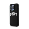 DKNY Liquid Silicone White Printed Logo MagSafe - Case for iPhone 15 Pro (black)