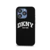 DKNY Liquid Silicone White Printed Logo MagSafe - Case for iPhone 15 Pro (black)
