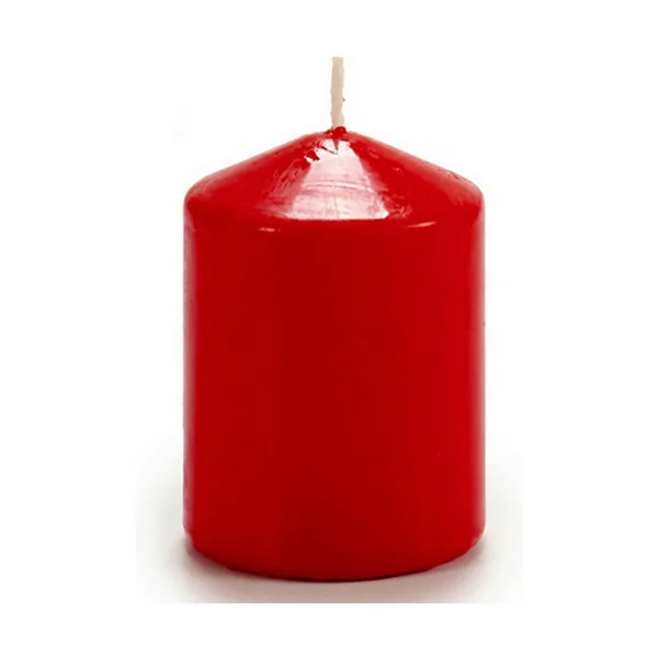 Candle Red Wax (7 x 10 x 7 cm) (4 Units)