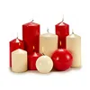 Candle Red Wax (7 x 10 x 7 cm) (4 Units)