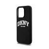 DKNY Liquid Silicone White Printed Logo MagSafe - Case for iPhone 15 Pro (black)