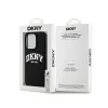 DKNY Liquid Silicone White Printed Logo MagSafe - Case for iPhone 15 Pro (black)