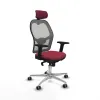 Office Chair with Headrest Jorquera Piqueras y Crespo 2D086G2 Maroon