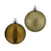 Set of Christmas balls Green PVC (12 Units)