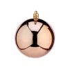 Set of Christmas balls Copper Plastic 8 x 9 x 8 cm (24 Units)