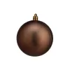 Set of Christmas balls Brown Plastic Ø 8 cm 8 x 8 x 47 cm (24 Units)