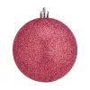 Set of Christmas balls Pink Plastic Ø 8 cm (24 Units)