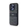 DKNY Leather Mono Stripe & Metal Logo - Case for iPhone 15 Pro Max (black)