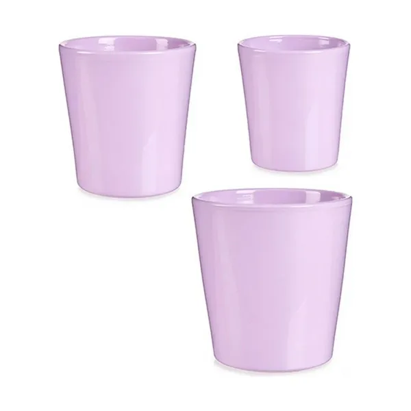 Set of pots Lilac Clay (6 Units)