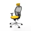 Office Chair with Headrest Jorquera Piqueras y Crespo 1D086N2 Yellow