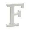 Letter F Wood White (1,8 x 21 x 17 cm) (12 Units)