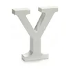 Letter Y Wood White (2 x 16 x 14,5 cm) (24 Units)