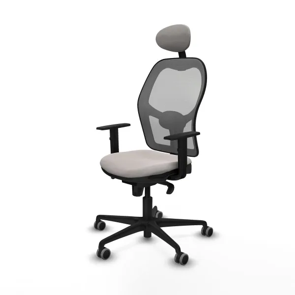 Office Chair with Headrest Jorquera Piqueras y Crespo 1D036G1 White