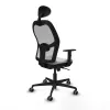 Office Chair with Headrest Jorquera Piqueras y Crespo 1D036G1 White