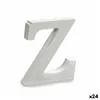 Letter Z Wood White (2 x 16 x 14,5 cm) (24 Units)