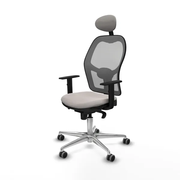 Office Chair with Headrest Jorquera Piqueras y Crespo 1D086G1 White