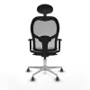 Office Chair with Headrest Jorquera Piqueras y Crespo 1D086G1 White