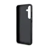 DKNY Leather Mono Stripe & Metal Logo - Samsung Galaxy S24+ Case (black)