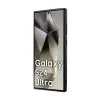DKNY Leather Mono Stripe & Metal Logo - Samsung Galaxy S24 Ultra Case (black)