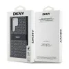 DKNY Leather Mono Stripe & Metal Logo - Samsung Galaxy S24 Ultra Case (black)