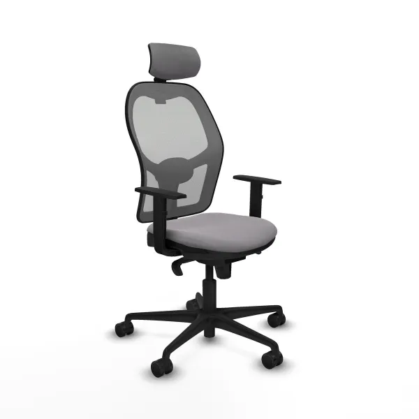 Office Chair with Headrest Jorquera Piqueras y Crespo 1D036N2 Grey