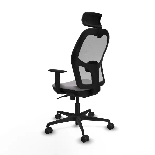 Office Chair with Headrest Jorquera Piqueras y Crespo 1D036N2 Grey