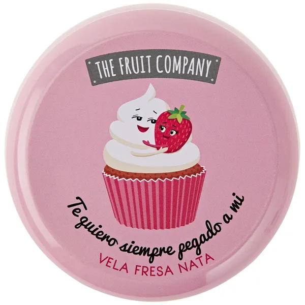 Scented Candle The Fruit Company Strawberry 150 g Custard