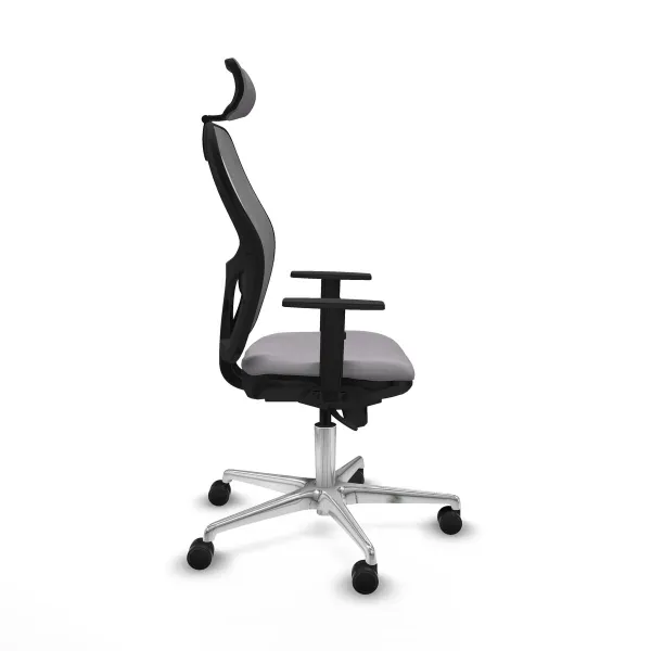 Office Chair with Headrest Jorquera Piqueras y Crespo 1D086N2 Grey