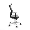 Office Chair with Headrest Jorquera Piqueras y Crespo 1D086N2 Grey