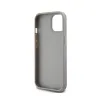 DKNY Leather Mono Stripe & Metal Logo - iPhone 15 Plus / 14 Plus Case (beige)